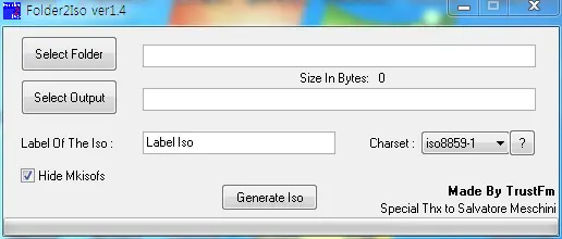 폴더를 ISO파일로 _ Folder2iso