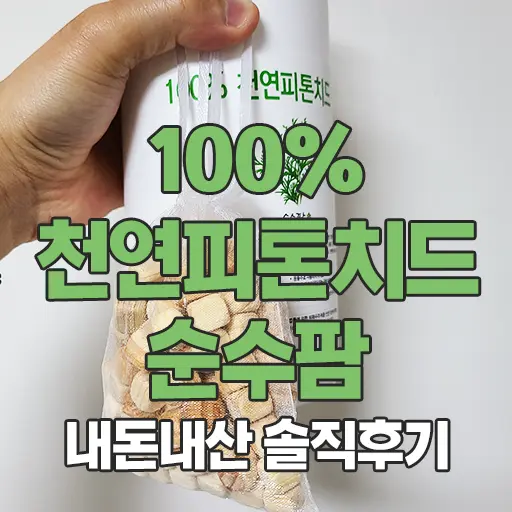순수팜 100% 천연피톤치드 자동차탈취제 방향제 내돈내산 구매후기