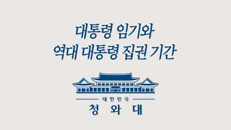 대통령의 임기, 역대 대통령 집권 기간