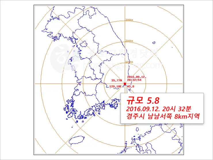 전 세계 발생한 지진 지도로 한눈에 확인 하는 웹사이트