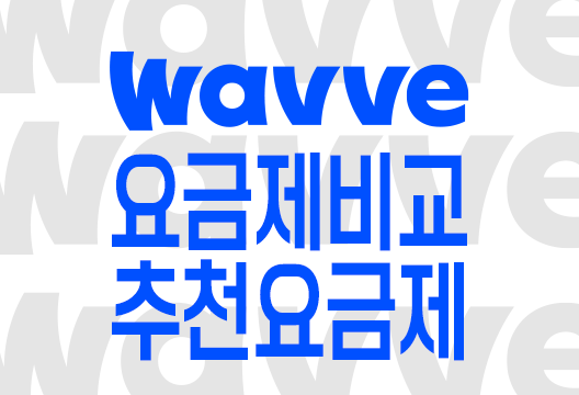 Wavve 요금제 완벽 비교 추천 요금제