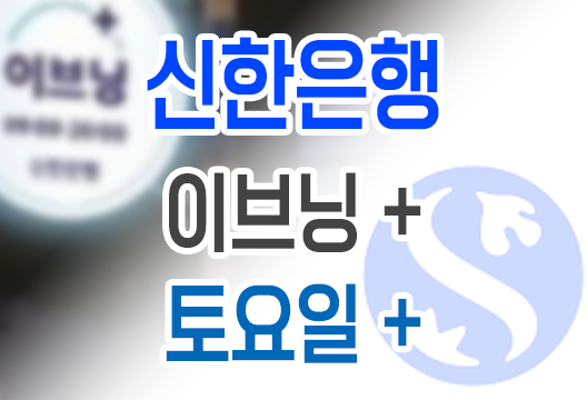 신한은행 토요일과 저녁 영업 지점, 토요일+, 이브닝+
