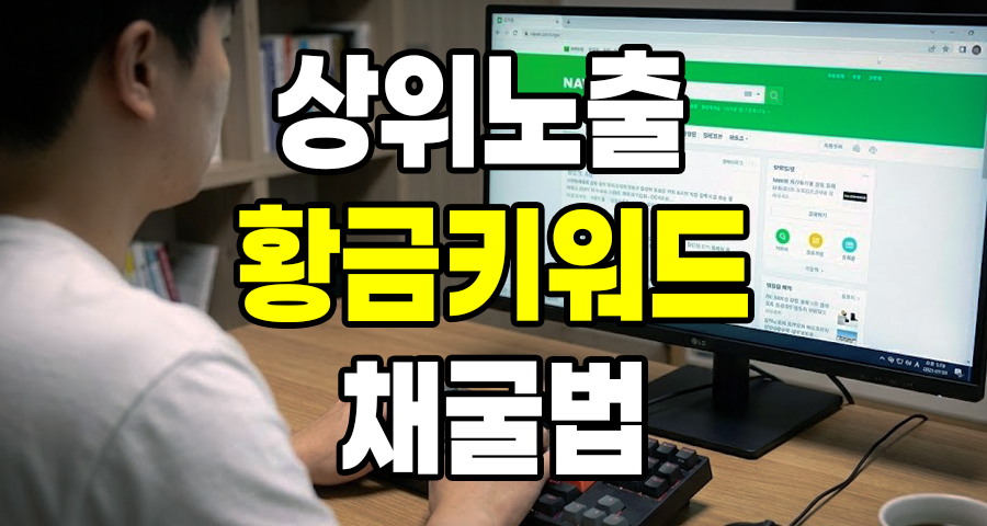 아무리 써도 방문자 0명? 상위 노출 부르는 ‘황금 키워드’ 채굴법