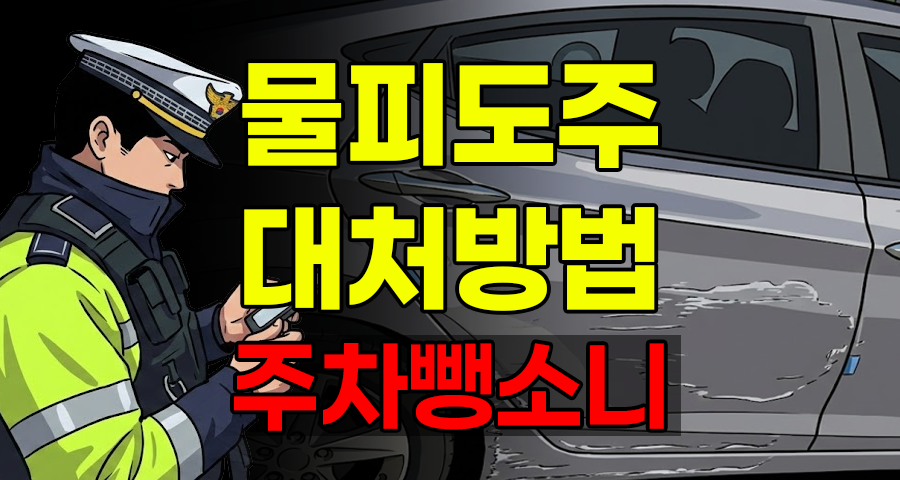 주차 뺑소니(물피도주) 당했다면? 멘붕 금지! CCTV 확보부터 보상까지 완벽 대처법 3가지
