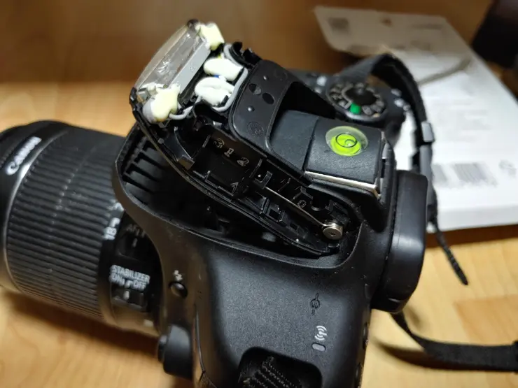 캐논 750D (T6i) 플래시 Err05 문제 해결하는 법