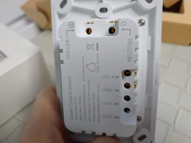 버튼형 스마트 스위치 (중성선 필요) DIGOO DG-S811, 스마트 홈 구축, 알리익스프레스 스마트 컨트롤 스위치, 오케이 구글, 헤이 구글