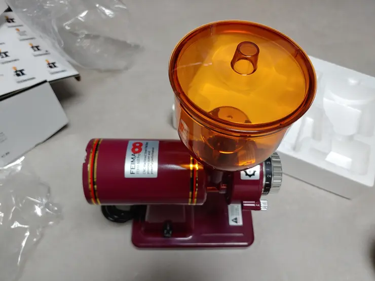 페이마 Feima 601N PRO 가성비 전동 커피 그라인더 언박싱 및 한 달 사용기