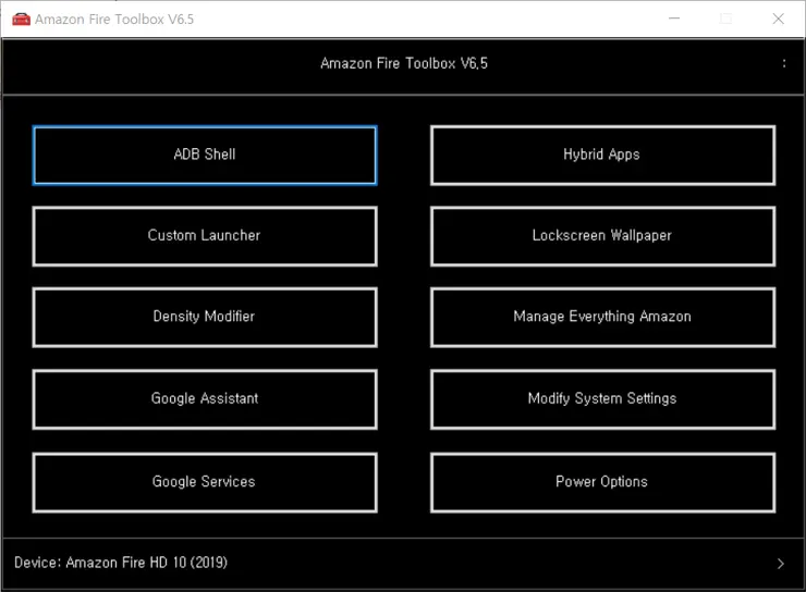 Amazon Fire HD 10 (2019) – 3 툴박스 초기 설정 (1) 개발자옵션, USB 디버깅 모드, 툴박스 다운로드 등