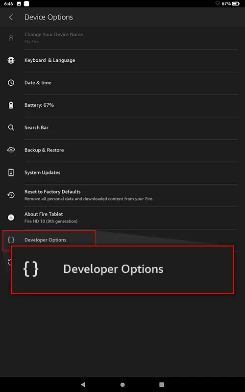 Amazon Fire HD 10 (2019) – 3 툴박스 초기 설정 (1) 개발자옵션, USB 디버깅 모드, 툴박스 다운로드 등