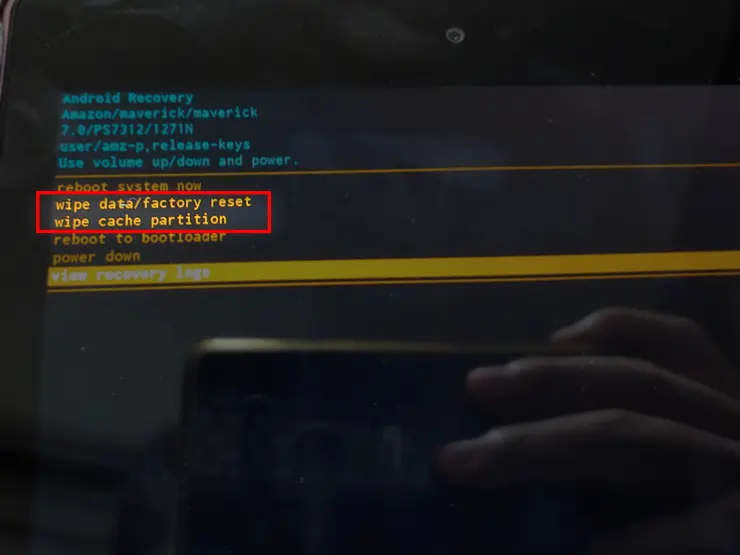 Amazon Fire HD 10 (2019) – 6 공장초기화 방법, factory reset, 리커버리 모드