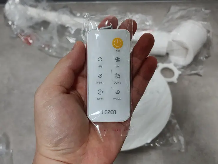 르젠 리모컨 선풍기 BLDC LZEF-DC270 화이트, 내돈내산 솔직 후기