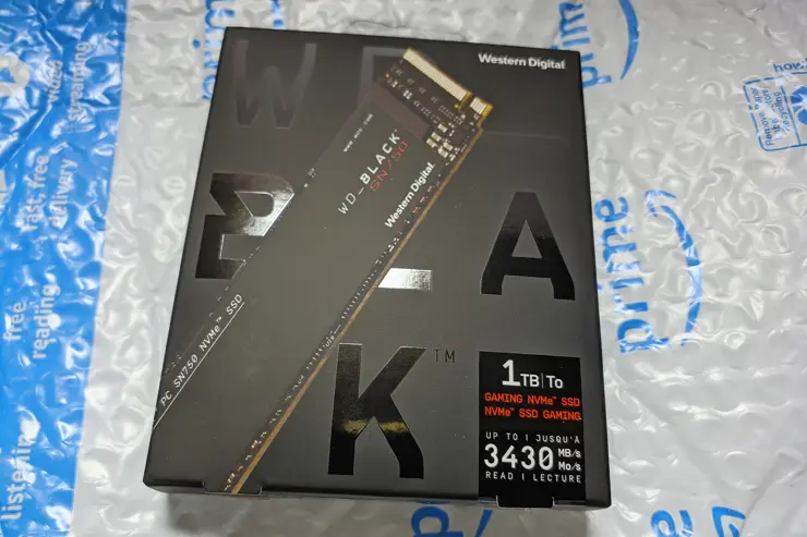 WD Black SN750 1TB NVMe SSD 내돈내산 직구 후기