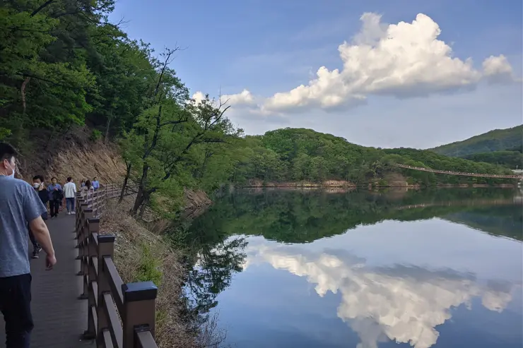 마장호수 출렁다리, 경기도 파주 나들이 산책로 추천