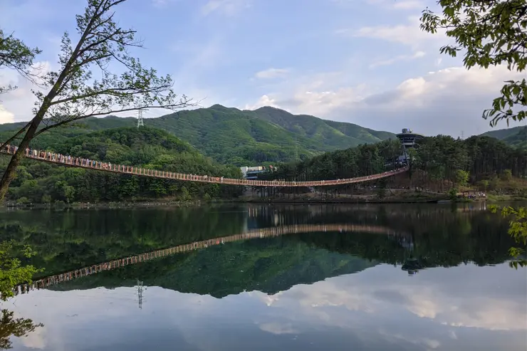 마장호수 출렁다리, 경기도 파주 나들이 산책로 추천