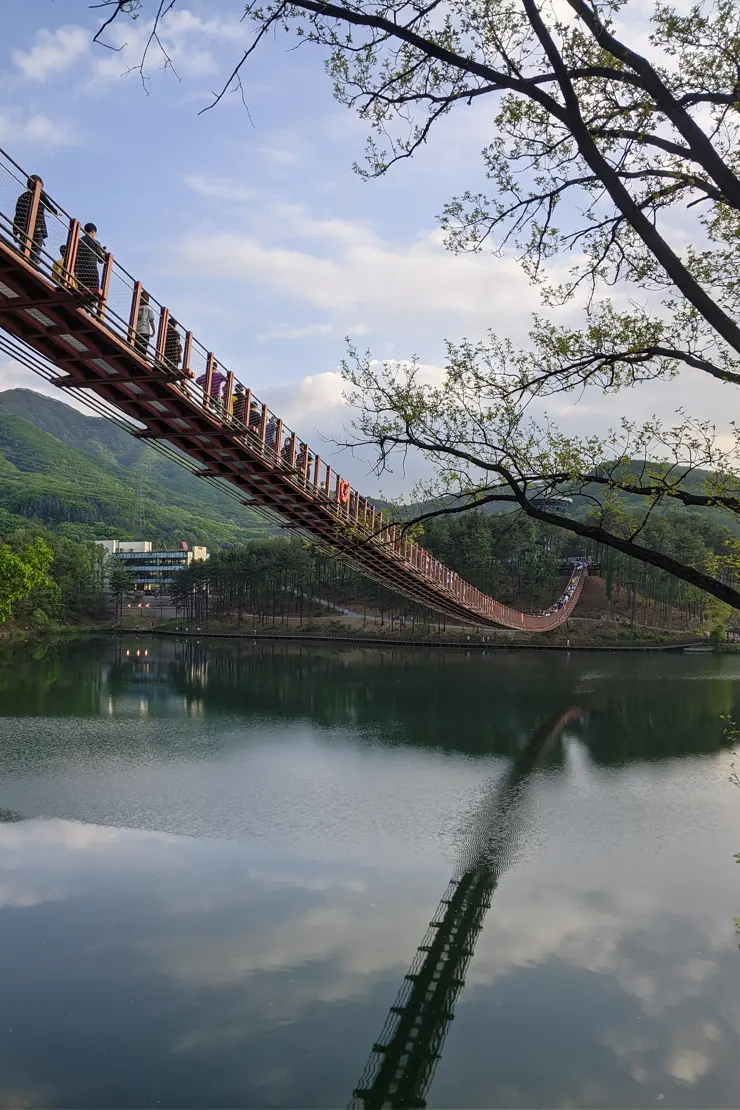 마장호수 출렁다리, 경기도 파주 나들이 산책로 추천