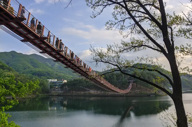 마장호수 출렁다리, 경기도 파주 나들이 산책로 추천