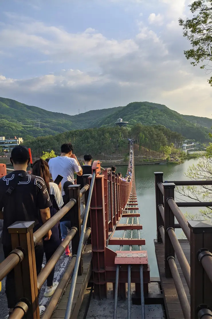 마장호수 출렁다리, 경기도 파주 나들이 산책로 추천