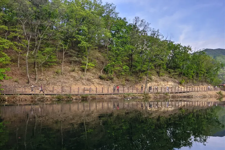 마장호수 출렁다리, 경기도 파주 나들이 산책로 추천