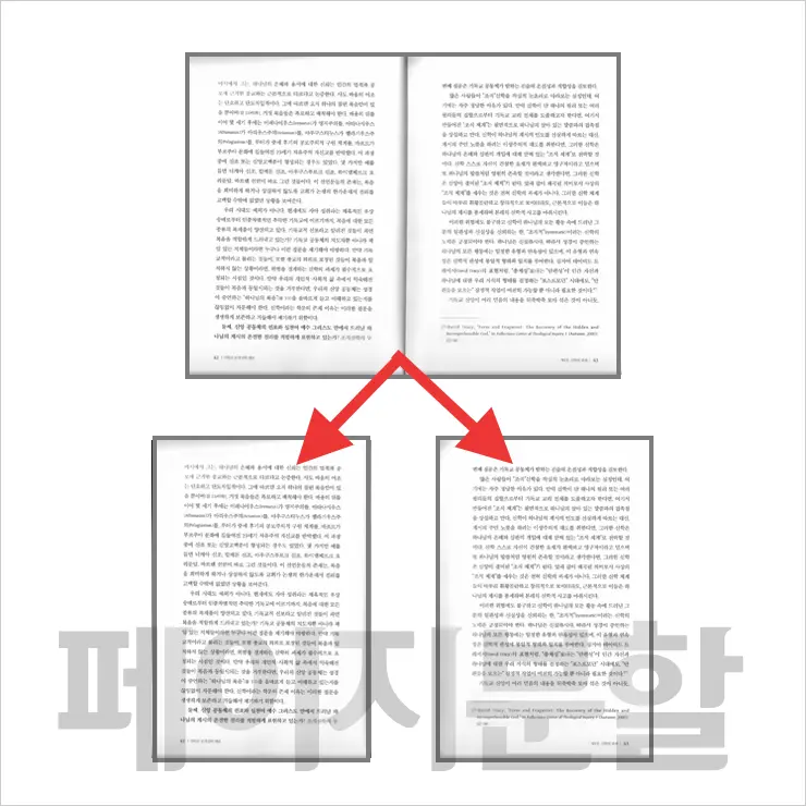 Scan Tailor 책 스캔 양면 페이지 분할 저장하는 법