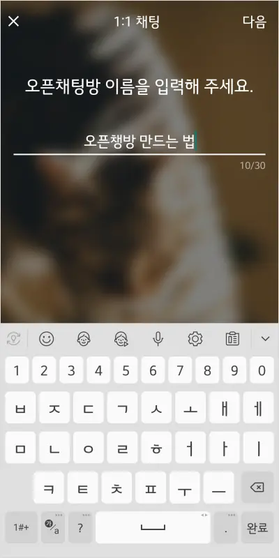 카카오톡 오픈 채팅방 만드는 법 – 노란톡오픈채팅방