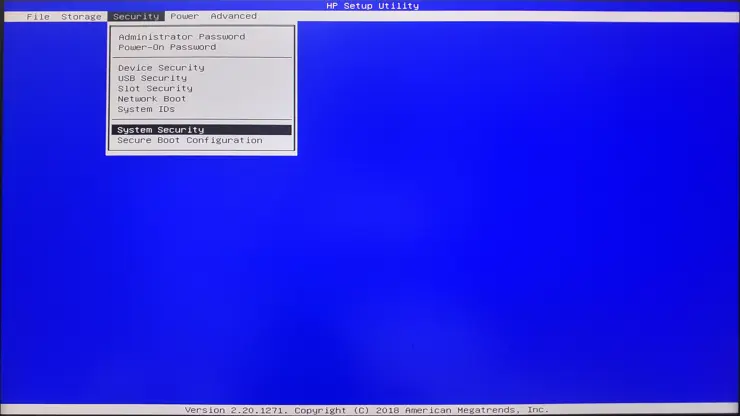 HP 데스크탑 가상 컴퓨팅 VTx/VTd 활성화 하기