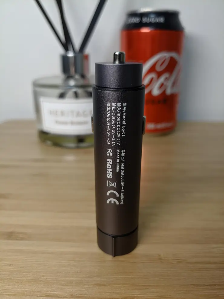 자동차 시거잭 Baseus BS-01 블루투스 FM 트랜스미터 MP3플레이어 USB 고속 충전기