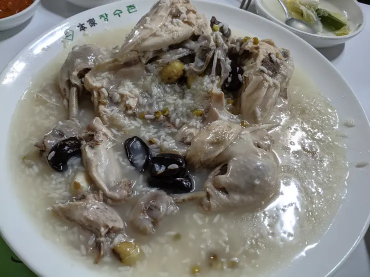 본가 장수촌, 누룽지 닭백숙 면목동 맛집 여름철 보양식