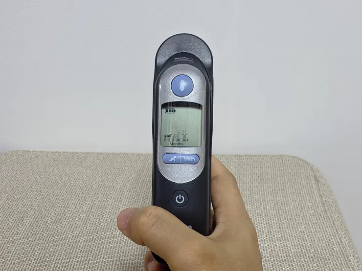 브라운 체온계 (IRT6520B) 직구 후기,  온도 단위 변경 F  C (화씨 섭씨)