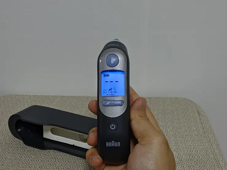 브라운 체온계 (IRT6520B) 직구 후기,  온도 단위 변경 F  C (화씨 섭씨)