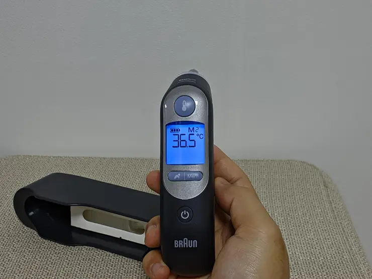 브라운 체온계 (IRT6520B) 직구 후기,  온도 단위 변경 F  C (화씨 섭씨)