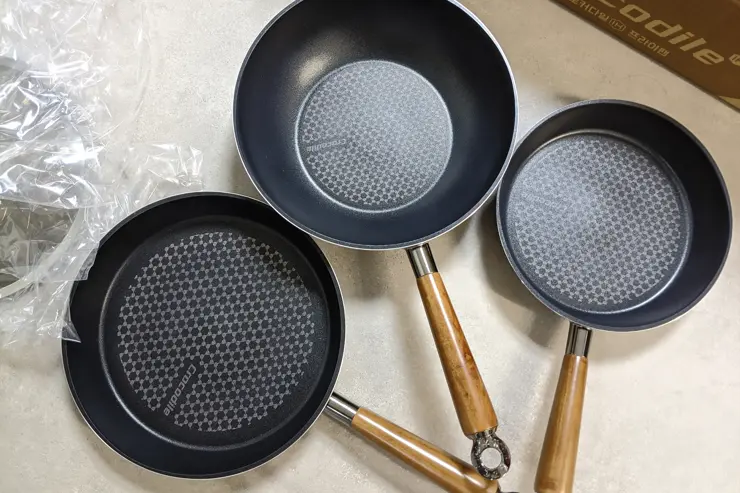 해피콜 IH 크로커다일 프라이팬 후라이팬 내돈내산 구매후기