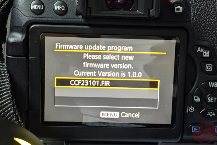 캐논 DSLR 카메라 EOS 750D(T6i) 펌웨어 1.0.1 업데이트