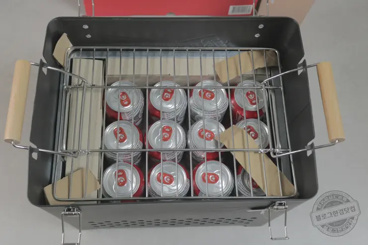 버드와이저 바베큐 그릴세트 원목도마 내돈내산