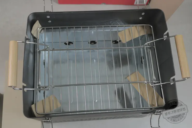 버드와이저 바베큐 그릴세트 원목도마 내돈내산