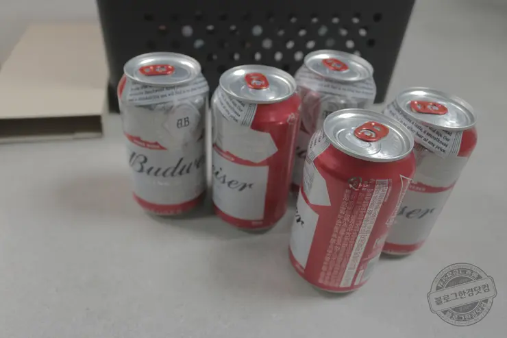 버드와이저 바베큐 그릴세트 원목도마 내돈내산