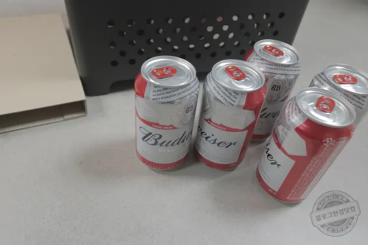 버드와이저 바베큐 그릴세트 원목도마 내돈내산