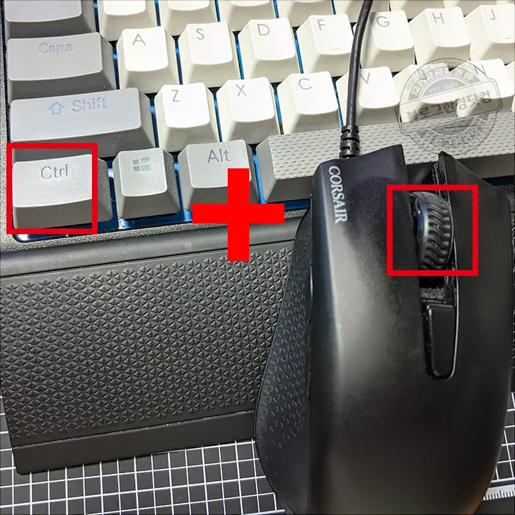 윈도우 10 바탕화면 아이콘 크기 조절 방법