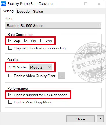 AMD 라데온 그래픽카드 플루이드 모션 설정 (유튜브 포함 모든 동영상 60FPS로 재생, ft. RX560)