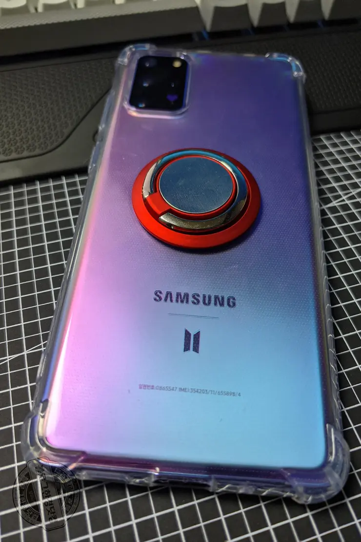 알리발 갤럭시 S20 + 충격방지 소프트 케이스 with 핑거링 내돈내산 장단점 솔직후기