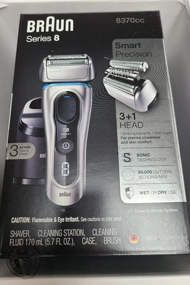 브라운 전기면도기 시리즈 8-8370cc 내돈내산 직구 수령기