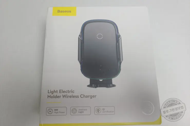 Baseus 자동차 고속 무선충전기 Baseus 15W Light Electric Holder Wireless Charger 알리익스프레스 내돈내산 구매후기