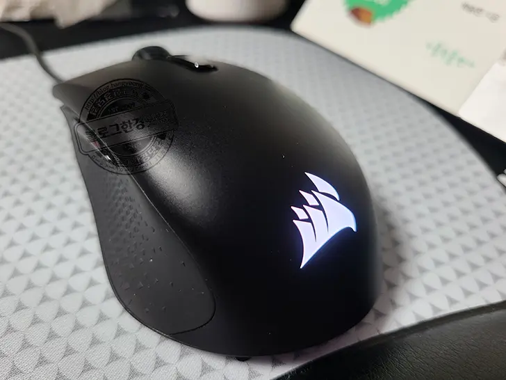 커세어 Corsair 마우스 LED 라이트 효과 끄기