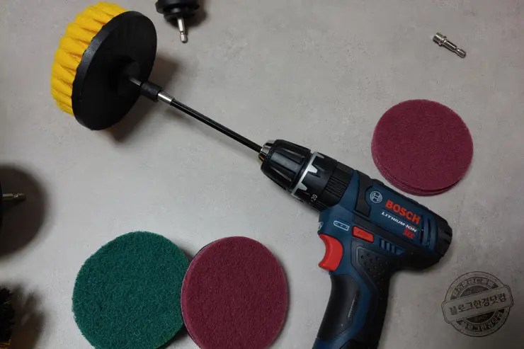 드릴비트 청소솔 알리익스프레스 내돈내산 놀고있는 전동드릴 100% 활용하기