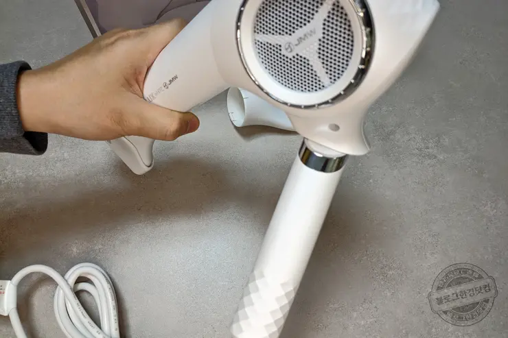JMW Lux White 접이식 헤어드라이기 MF6002B 1700W BLDC 모터 내돈내산