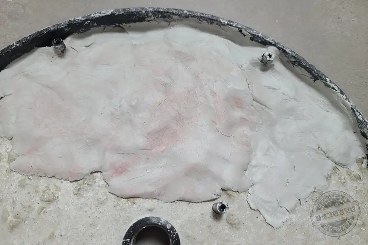 태블릿머신용 ‘탄소강 스탠드 거치대’ 무게 보강 DIY