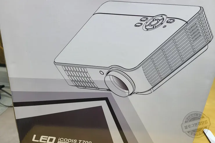 아마존 직구 저가($100) 프로젝터 LED iCODIS T700 Procjetor Native 1080p 내돈내산