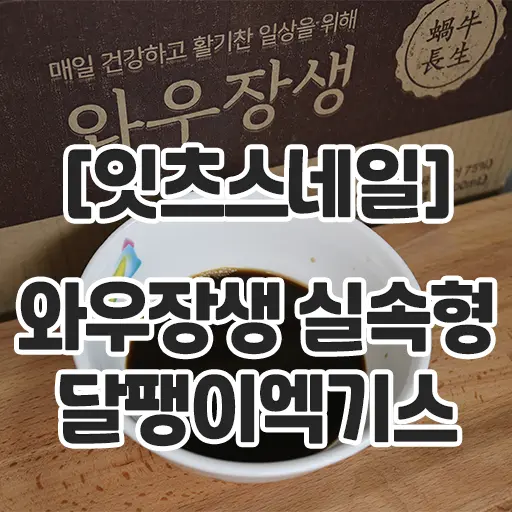 [잇츠스네일] 와우장생 실속형 달팽이엑기스 달팽이즙