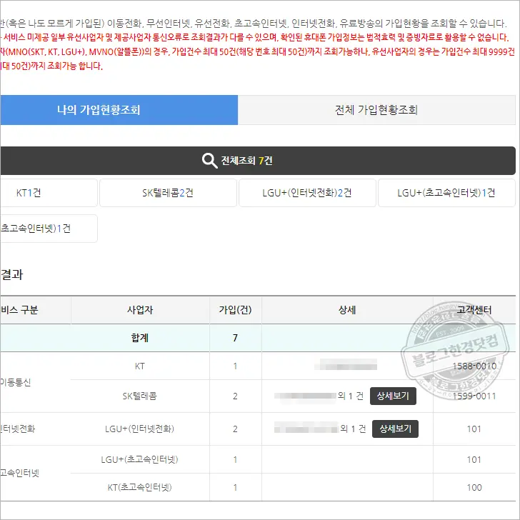 엠세이퍼 가입사실현황조회 잊어먹은 휴대전화 번호, 숨은 개통 정보 확인