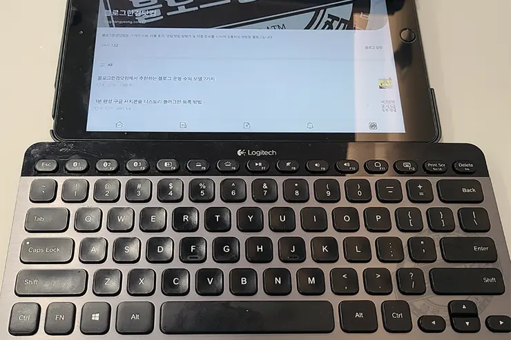 아이패드 블루투스 키보드 한영전환 (ft. Logitech K810)