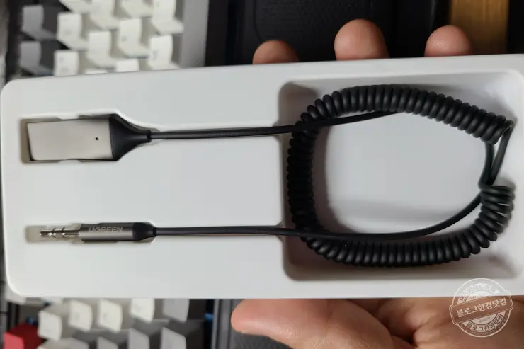 UGREEN USB 블루투스 5.0 수신기 리시버 핸즈프리 자동차 AUX 내돈내산